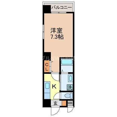 スクウェアヒルズ中園の物件間取画像